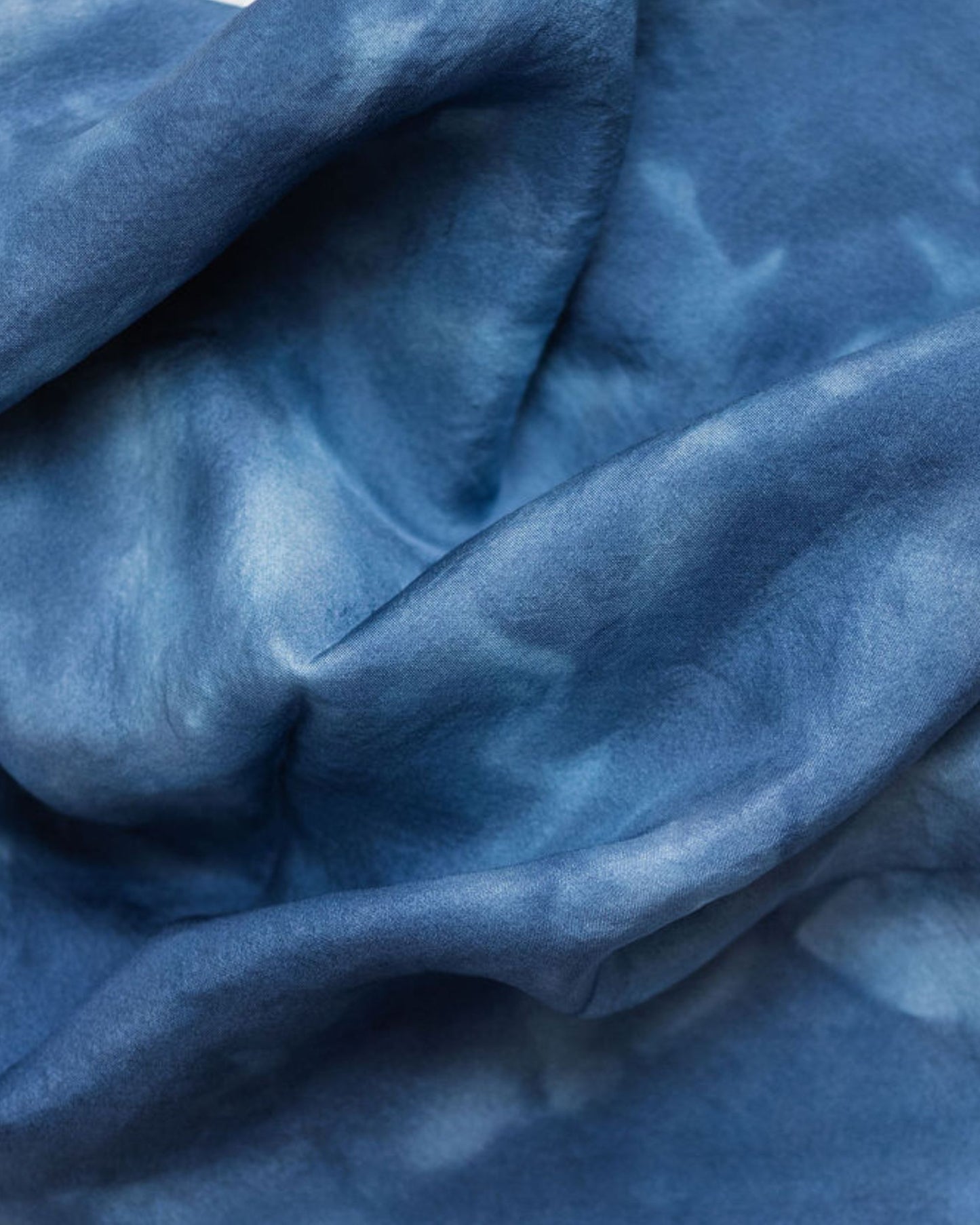 Midnight Silk Scarf – Hand-Dyed Habotai Silk