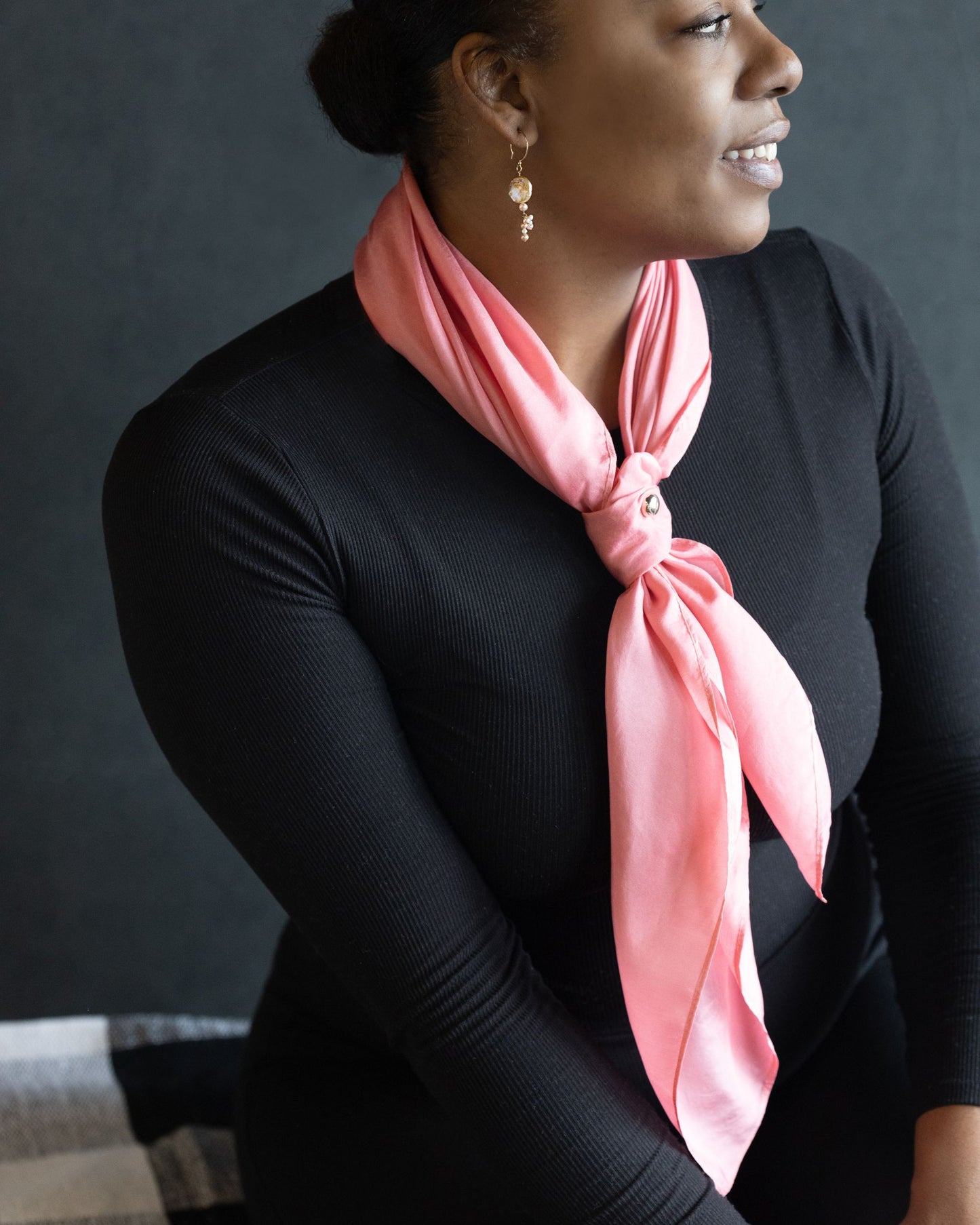 Square Silk Scarf & Silk Bandana – Hand-Dyed Habotai Silk