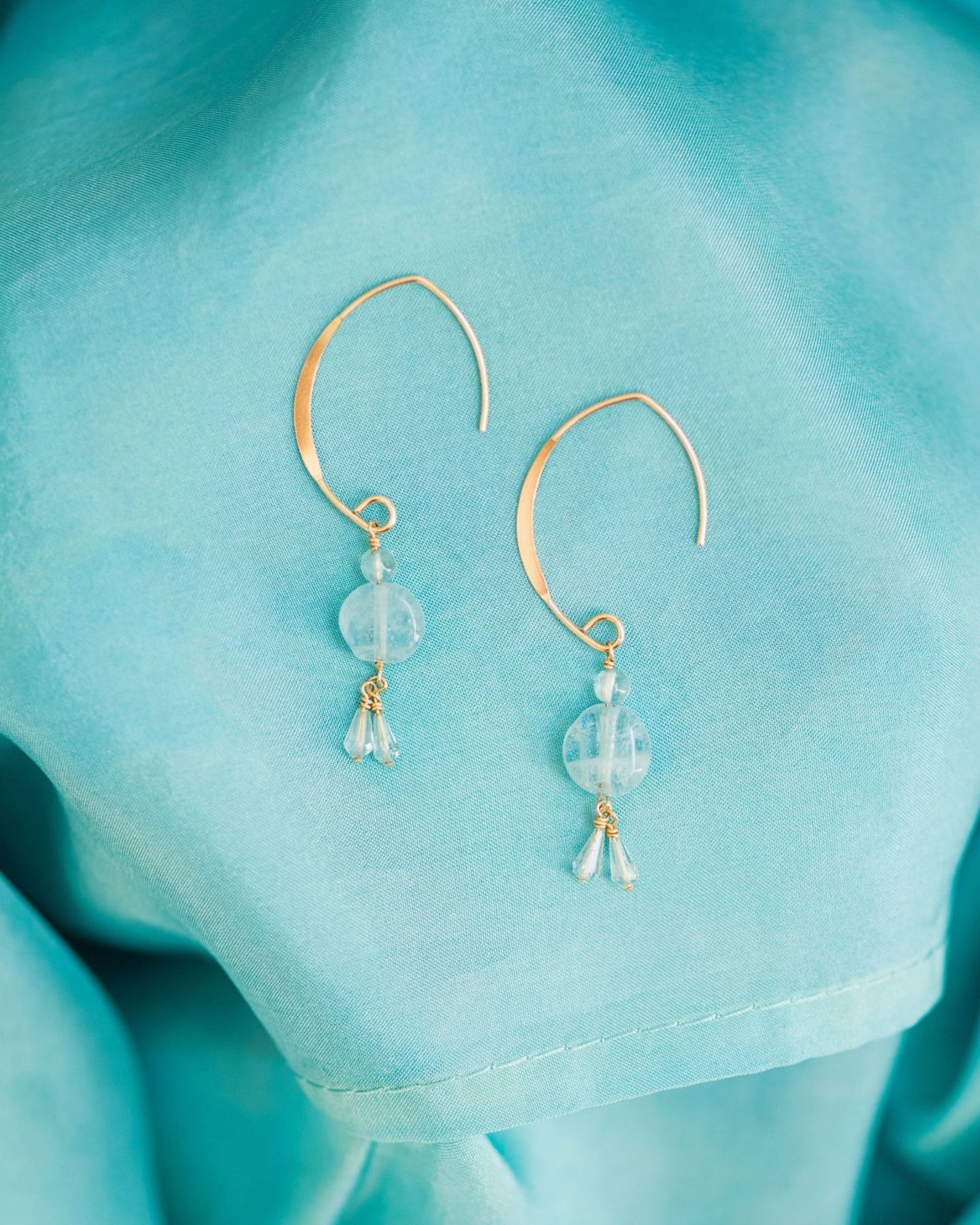 Aquamarine Earrings - March