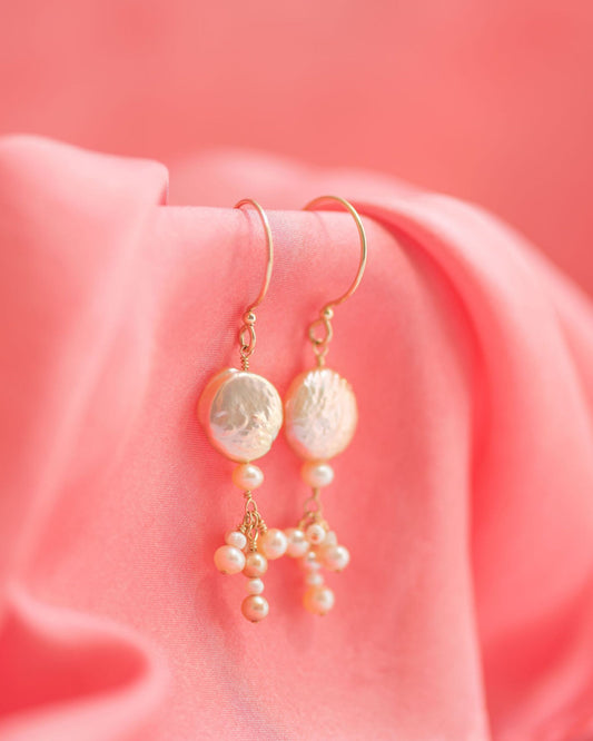 Baroque Pearl Drop Earrings