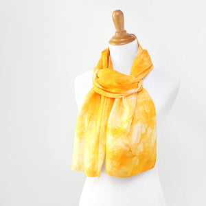 Dandelion Gold Silk Scarves - Ready to Ship